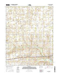 Coats NE Kansas Current topographic map, 1:24000 scale, 7.5 X 7.5 Minute, Year 2016