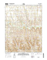 Codell Kansas Current topographic map, 1:24000 scale, 7.5 X 7.5 Minute, Year 2015