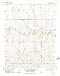 Codell Kansas Historical topographic map, 1:24000 scale, 7.5 X 7.5 Minute, Year 1978
