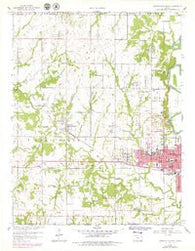 Coffeyville West Kansas Historical topographic map, 1:24000 scale, 7.5 X 7.5 Minute, Year 1959