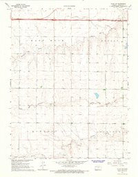 Colby SW Kansas Historical topographic map, 1:24000 scale, 7.5 X 7.5 Minute, Year 1967