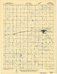 Colby Kansas Historical topographic map, 1:62500 scale, 15 X 15 Minute, Year 1943