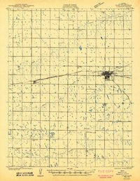 Colby Kansas Historical topographic map, 1:62500 scale, 15 X 15 Minute, Year 1943
