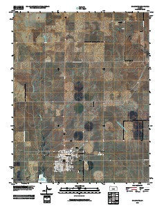 Coldwater Kansas Historical topographic map, 1:24000 scale, 7.5 X 7.5 Minute, Year 2009