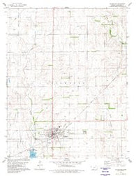 Coldwater Kansas Historical topographic map, 1:24000 scale, 7.5 X 7.5 Minute, Year 1979