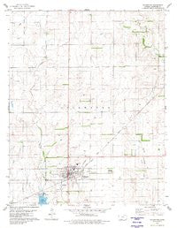 Coldwater Kansas Historical topographic map, 1:24000 scale, 7.5 X 7.5 Minute, Year 1979