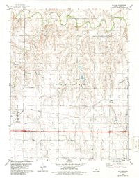 Collyer Kansas Historical topographic map, 1:24000 scale, 7.5 X 7.5 Minute, Year 1979