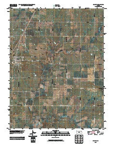 Colony Kansas Historical topographic map, 1:24000 scale, 7.5 X 7.5 Minute, Year 2009
