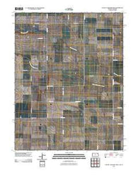 Colony Township West Kansas Historical topographic map, 1:24000 scale, 7.5 X 7.5 Minute, Year 2010