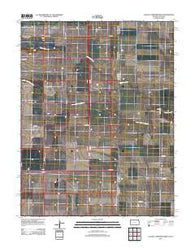 Colony Township West Kansas Historical topographic map, 1:24000 scale, 7.5 X 7.5 Minute, Year 2012
