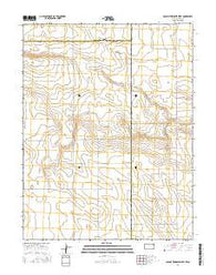Colony Township West Kansas Current topographic map, 1:24000 scale, 7.5 X 7.5 Minute, Year 2016