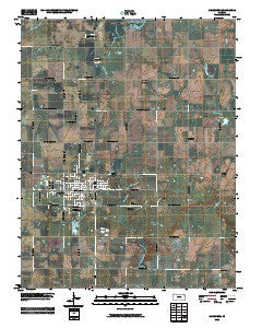 Columbus Kansas Historical topographic map, 1:24000 scale, 7.5 X 7.5 Minute, Year 2010