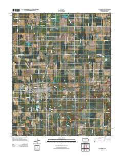 Columbus Kansas Historical topographic map, 1:24000 scale, 7.5 X 7.5 Minute, Year 2012