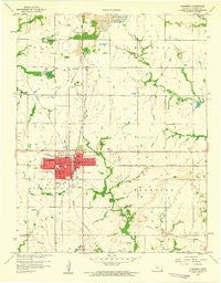 Columbus Kansas Historical topographic map, 1:24000 scale, 7.5 X 7.5 Minute, Year 1958