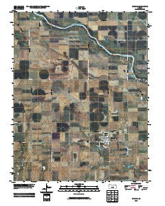 Colwich Kansas Historical topographic map, 1:24000 scale, 7.5 X 7.5 Minute, Year 2009