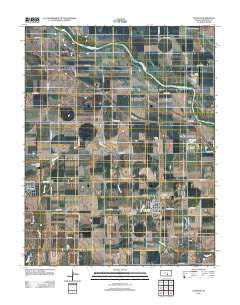 Colwich Kansas Historical topographic map, 1:24000 scale, 7.5 X 7.5 Minute, Year 2012