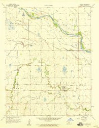 Colwich Kansas Historical topographic map, 1:24000 scale, 7.5 X 7.5 Minute, Year 1958