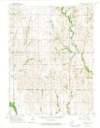 Concordia NW Kansas Historical topographic map, 1:24000 scale, 7.5 X 7.5 Minute, Year 1965