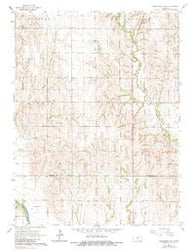 Concordia NW Kansas Historical topographic map, 1:24000 scale, 7.5 X 7.5 Minute, Year 1965