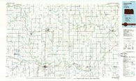 Concordia Kansas Historical topographic map, 1:100000 scale, 30 X 60 Minute, Year 1985