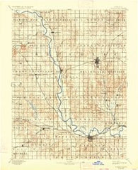 Concordia Kansas Historical topographic map, 1:125000 scale, 30 X 30 Minute, Year 1892