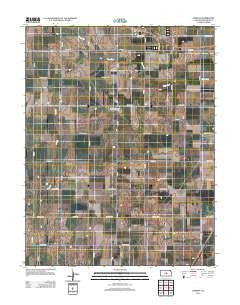 Conway Kansas Historical topographic map, 1:24000 scale, 7.5 X 7.5 Minute, Year 2012