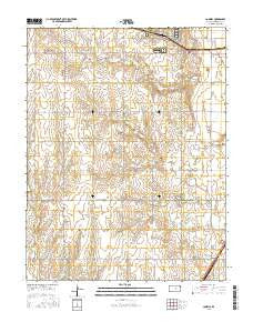 Conway Kansas Current topographic map, 1:24000 scale, 7.5 X 7.5 Minute, Year 2015