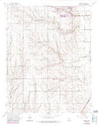 Conway Kansas Historical topographic map, 1:24000 scale, 7.5 X 7.5 Minute, Year 1964