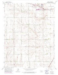 Conway Kansas Historical topographic map, 1:24000 scale, 7.5 X 7.5 Minute, Year 1964