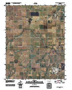Conway Springs Kansas Historical topographic map, 1:24000 scale, 7.5 X 7.5 Minute, Year 2010