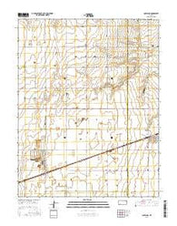 Copeland Kansas Current topographic map, 1:24000 scale, 7.5 X 7.5 Minute, Year 2016