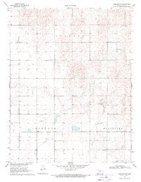 Copeland NE Kansas Historical topographic map, 1:24000 scale, 7.5 X 7.5 Minute, Year 1969