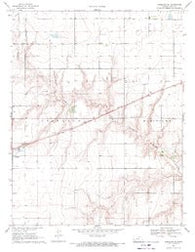 Copeland SE Kansas Historical topographic map, 1:24000 scale, 7.5 X 7.5 Minute, Year 1969
