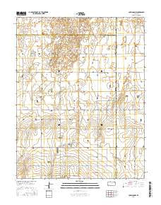 Copeland NW Kansas Current topographic map, 1:24000 scale, 7.5 X 7.5 Minute, Year 2016
