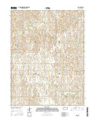 Cora Kansas Current topographic map, 1:24000 scale, 7.5 X 7.5 Minute, Year 2015