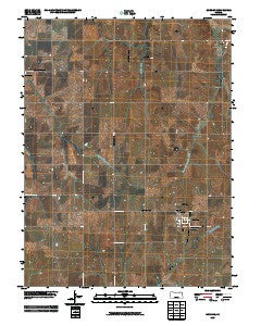 Corning Kansas Historical topographic map, 1:24000 scale, 7.5 X 7.5 Minute, Year 2009
