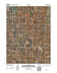 Corning Kansas Historical topographic map, 1:24000 scale, 7.5 X 7.5 Minute, Year 2012