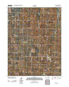 Corning Kansas Historical topographic map, 1:24000 scale, 7.5 X 7.5 Minute, Year 2012