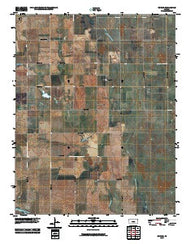 Corwin Kansas Historical topographic map, 1:24000 scale, 7.5 X 7.5 Minute, Year 2010