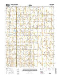 Corwin Kansas Current topographic map, 1:24000 scale, 7.5 X 7.5 Minute, Year 2015