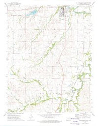Cottonwood Falls Kansas Historical topographic map, 1:24000 scale, 7.5 X 7.5 Minute, Year 1973