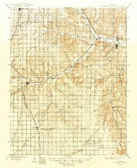 Cottonwood Falls Kansas Historical topographic map, 1:125000 scale, 30 X 30 Minute, Year 1898