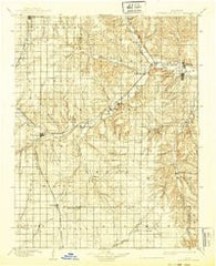 Cottonwood Falls Kansas Historical topographic map, 1:125000 scale, 30 X 30 Minute, Year 1898