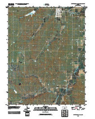 Cottonwood Falls Kansas Historical topographic map, 1:24000 scale, 7.5 X 7.5 Minute, Year 2009