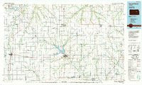 Council Grove Kansas Historical topographic map, 1:100000 scale, 30 X 60 Minute, Year 1985