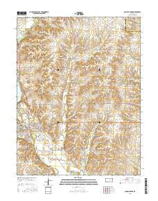 Council Grove Kansas Current topographic map, 1:24000 scale, 7.5 X 7.5 Minute, Year 2015
