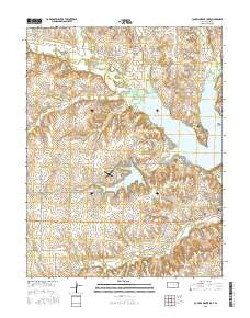 Council Grove Lake Kansas Current topographic map, 1:24000 scale, 7.5 X 7.5 Minute, Year 2015