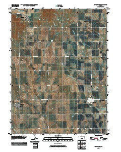 Courtland Kansas Historical topographic map, 1:24000 scale, 7.5 X 7.5 Minute, Year 2009