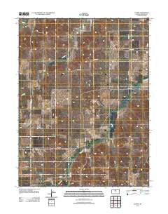 Covert Kansas Historical topographic map, 1:24000 scale, 7.5 X 7.5 Minute, Year 2012