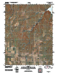 Crawford Kansas Historical topographic map, 1:24000 scale, 7.5 X 7.5 Minute, Year 2010